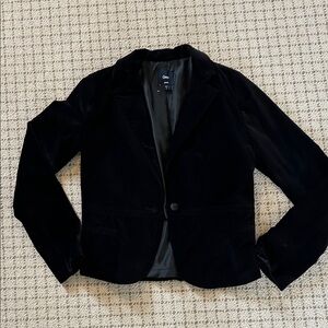 GAP Black Velvet Jacket